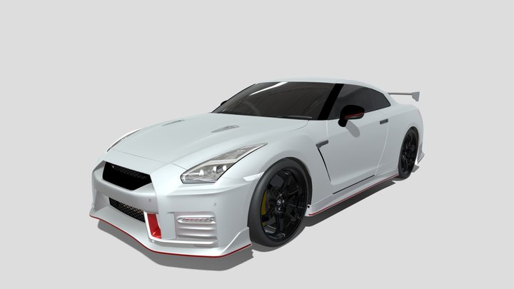 Nissan_skyline_r35_gtr_nismo._free 3D Model