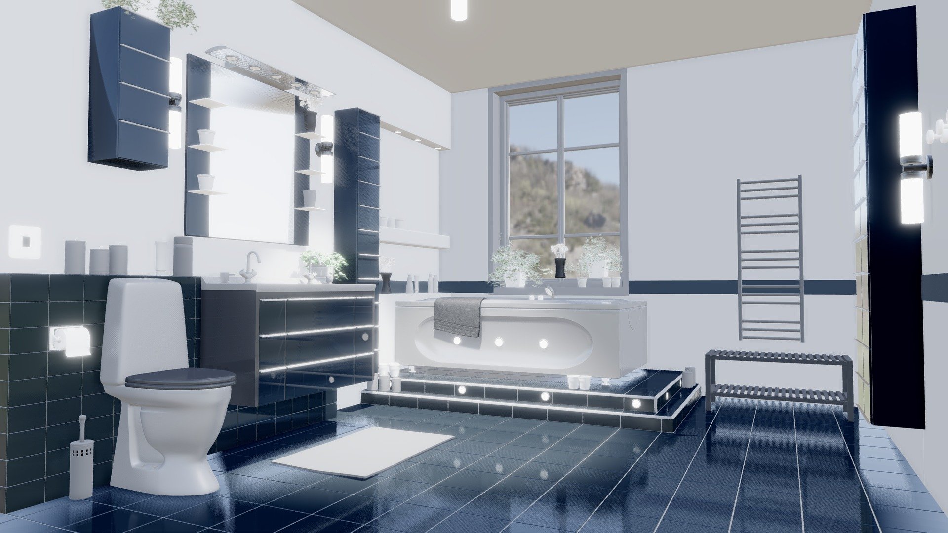 3D Bathroom_03 - Buy Royalty Free 3D model by Giimann [b2fa3d1