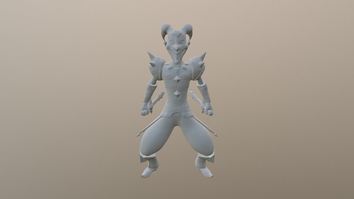 Shaco Modell (no colours) 3D Model