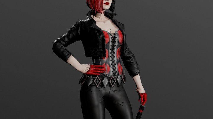 Harley Quinn (Telltale) 3D Model