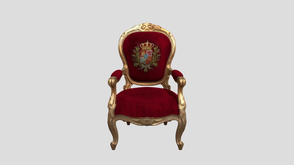 Chair golden The 1851 Great Exhibition in London