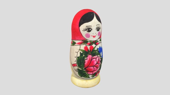 Matryoshka Doll 3D Model