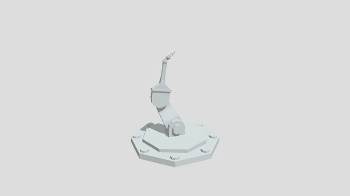 Robot Arm Animation 3D Model