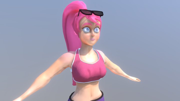 Summer - Stylised Woman Character 3D Model