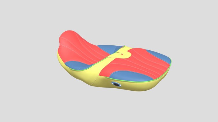 Saddle HDFLH14DT D1 Handoff 3D Model