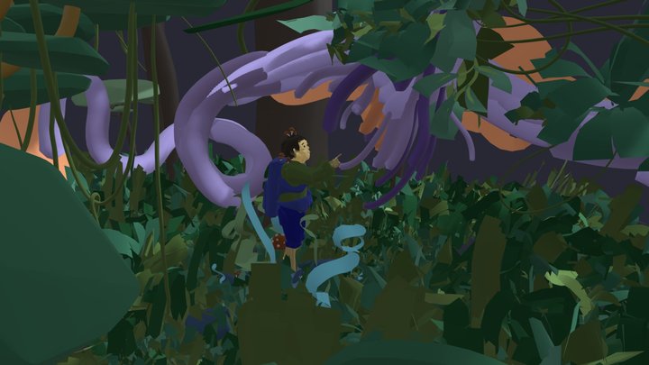 Jungle Encounter 3D Model