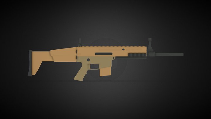 FN SCAR 3D Model