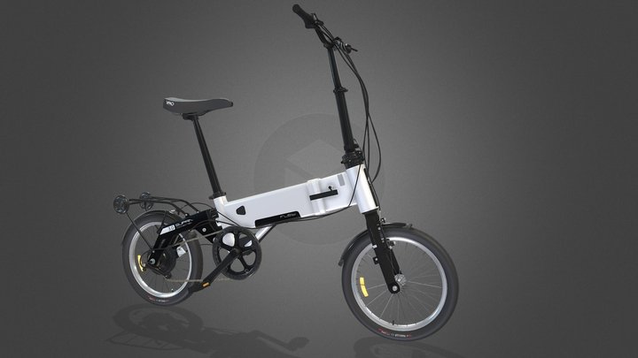 Bicicleta eléctrica Flebi modelo Supra 3.0 Lite 3D Model