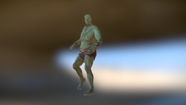 Giant Monster Animset 3D Model