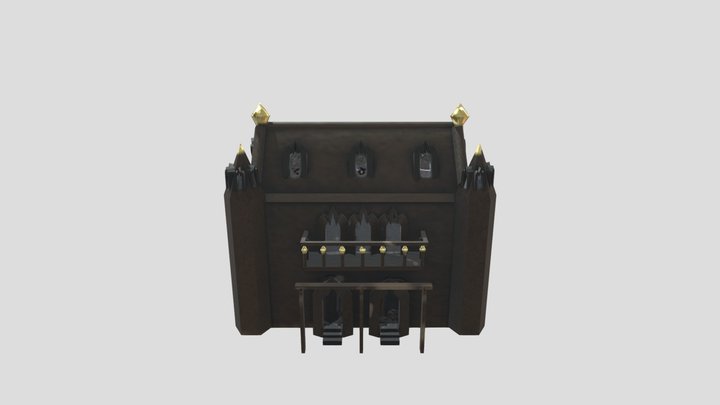 Gothic House v3 3D Model