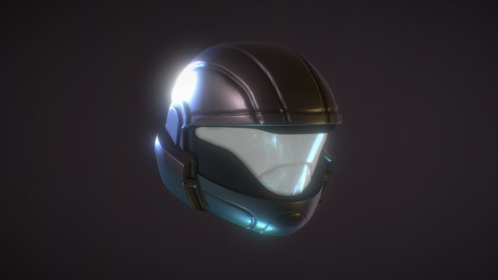 Halo ODST Helmet 3D Model