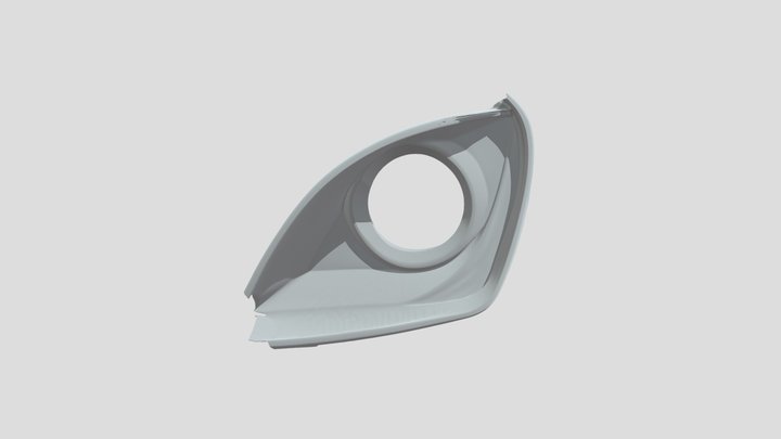 Fog light bezel 3D Model