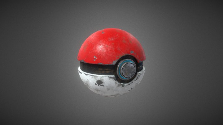 Pokeball 3D Model
