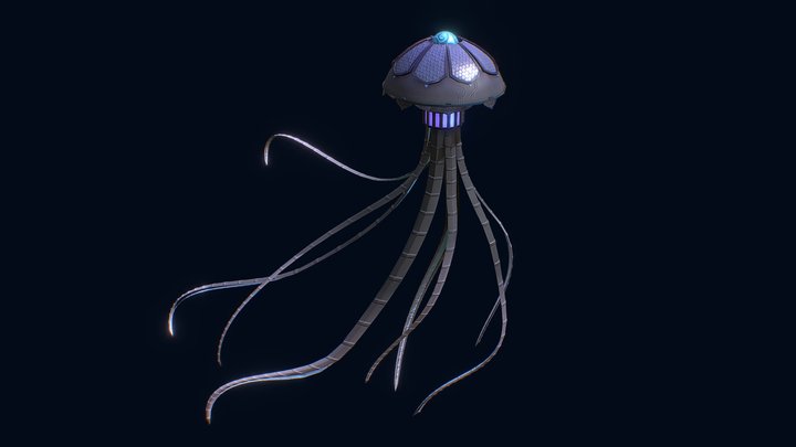 Robot JellyFish 3D Model