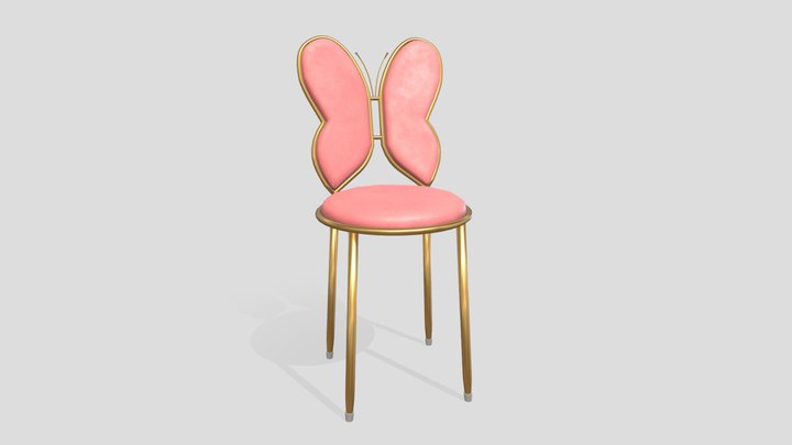 Butterfly Vanity Chair 3D Model