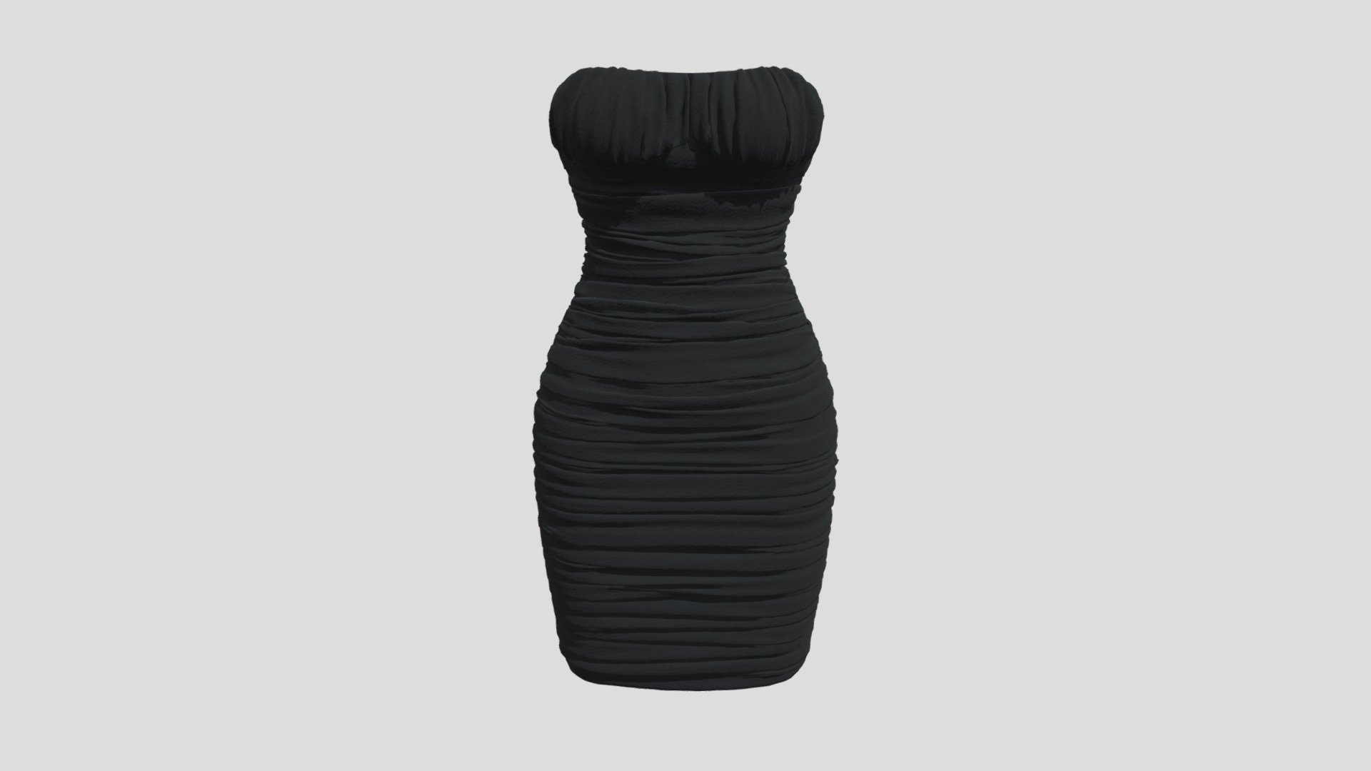 Black Tight Dress 004 - 3D model by Olivia2825 [b303efc] - Sketchfab