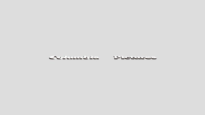 Columbia Pictures Text 1981 3D Model