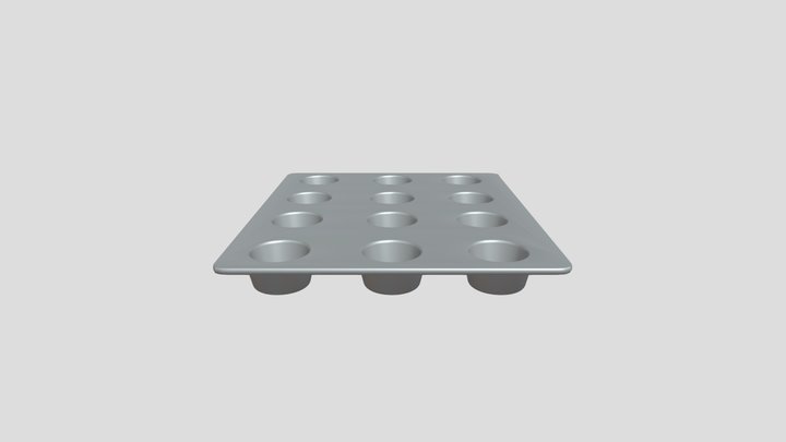 Muffin Tray 3D Model
