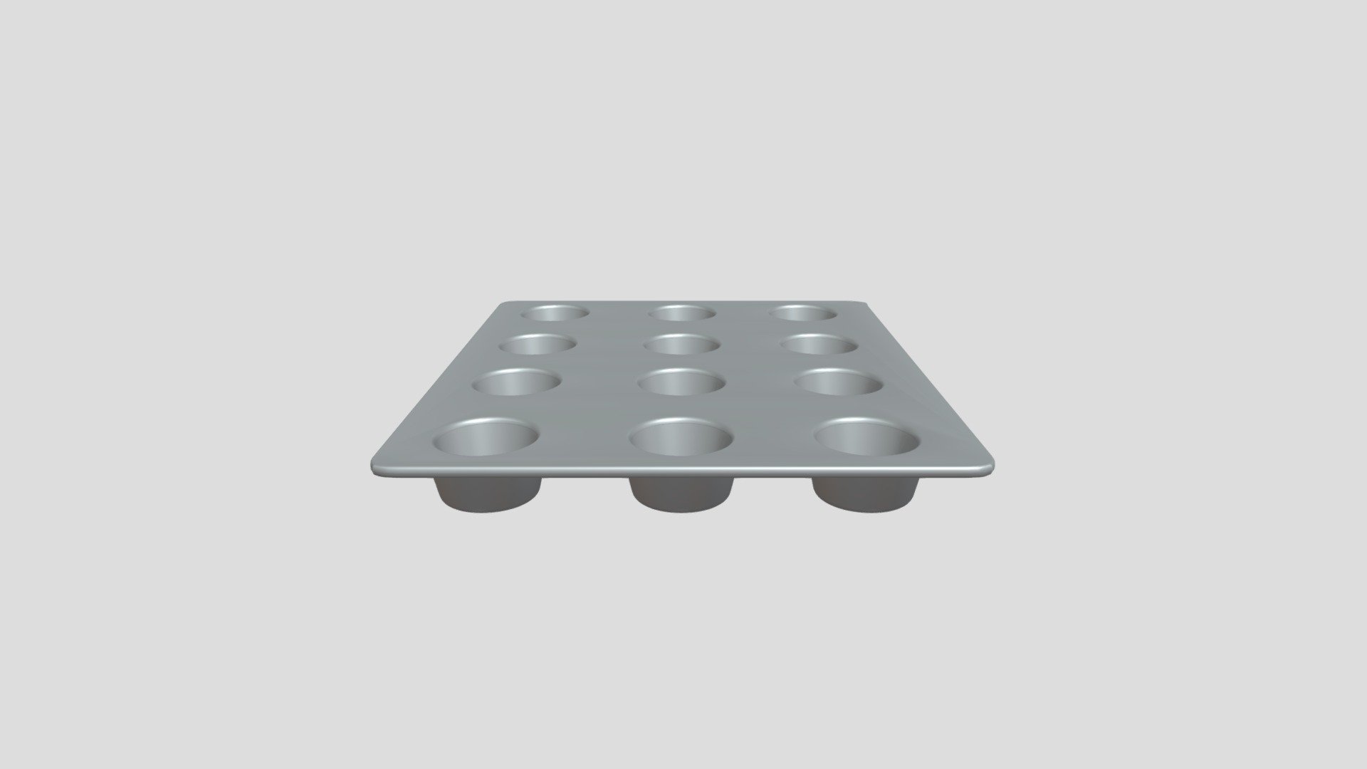 Muffin Tray - Download Free 3D model by Vltava (@jaydynvo) [b306219 ...