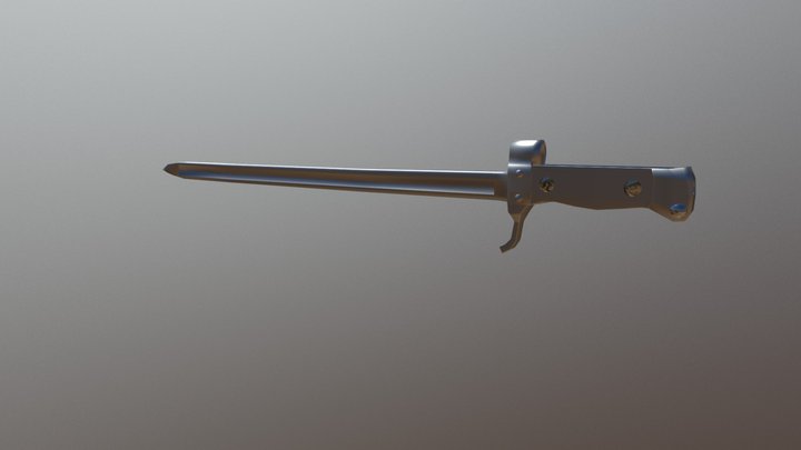 Berthier Bayonet 3D Model