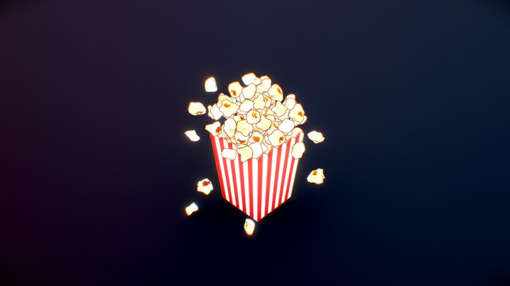 Popcorn 3D Model