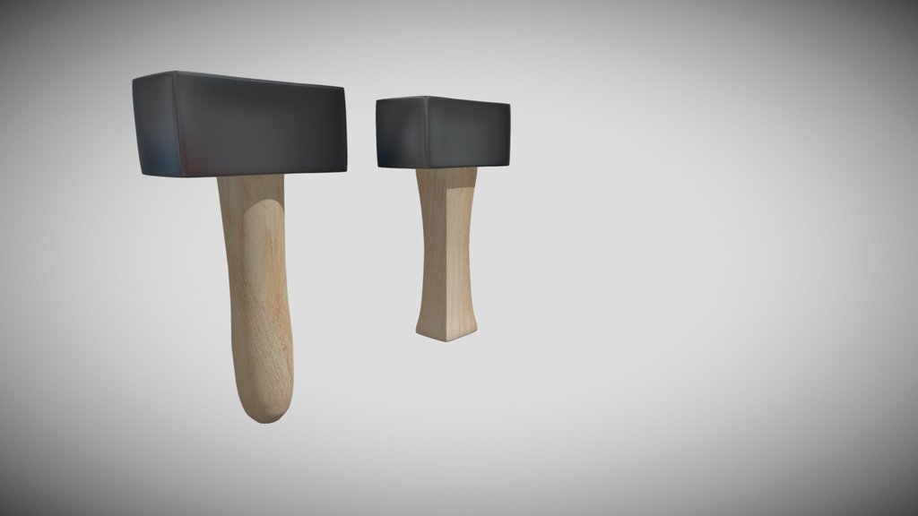 Stylized Hammer – Free Game Asset