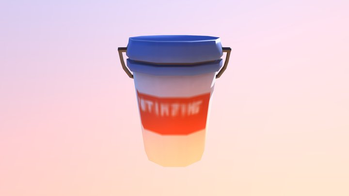 Paint Bucket 3D Model