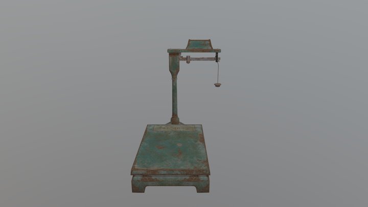 steelyard,scale，Weighing instrument， 3D Model