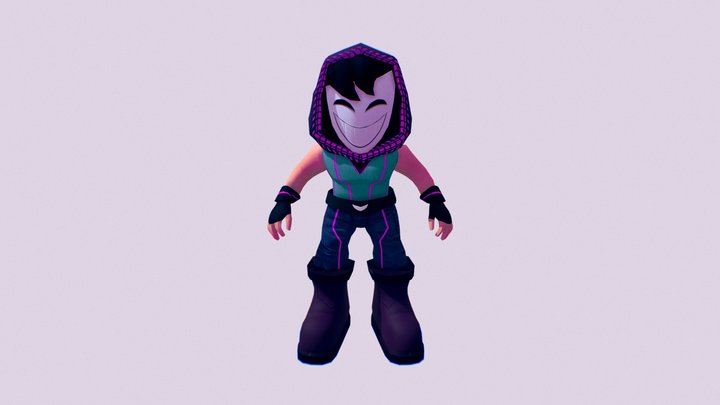 Happy Face 3D Model