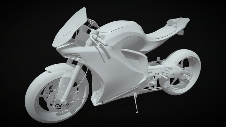 3D Sports Bike_Model 2022 3D Model