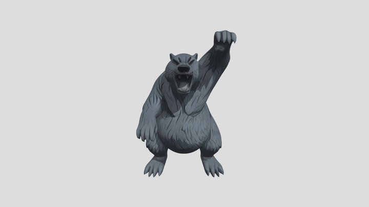 Artio the Pregnant Grizzly Bear, Petrified