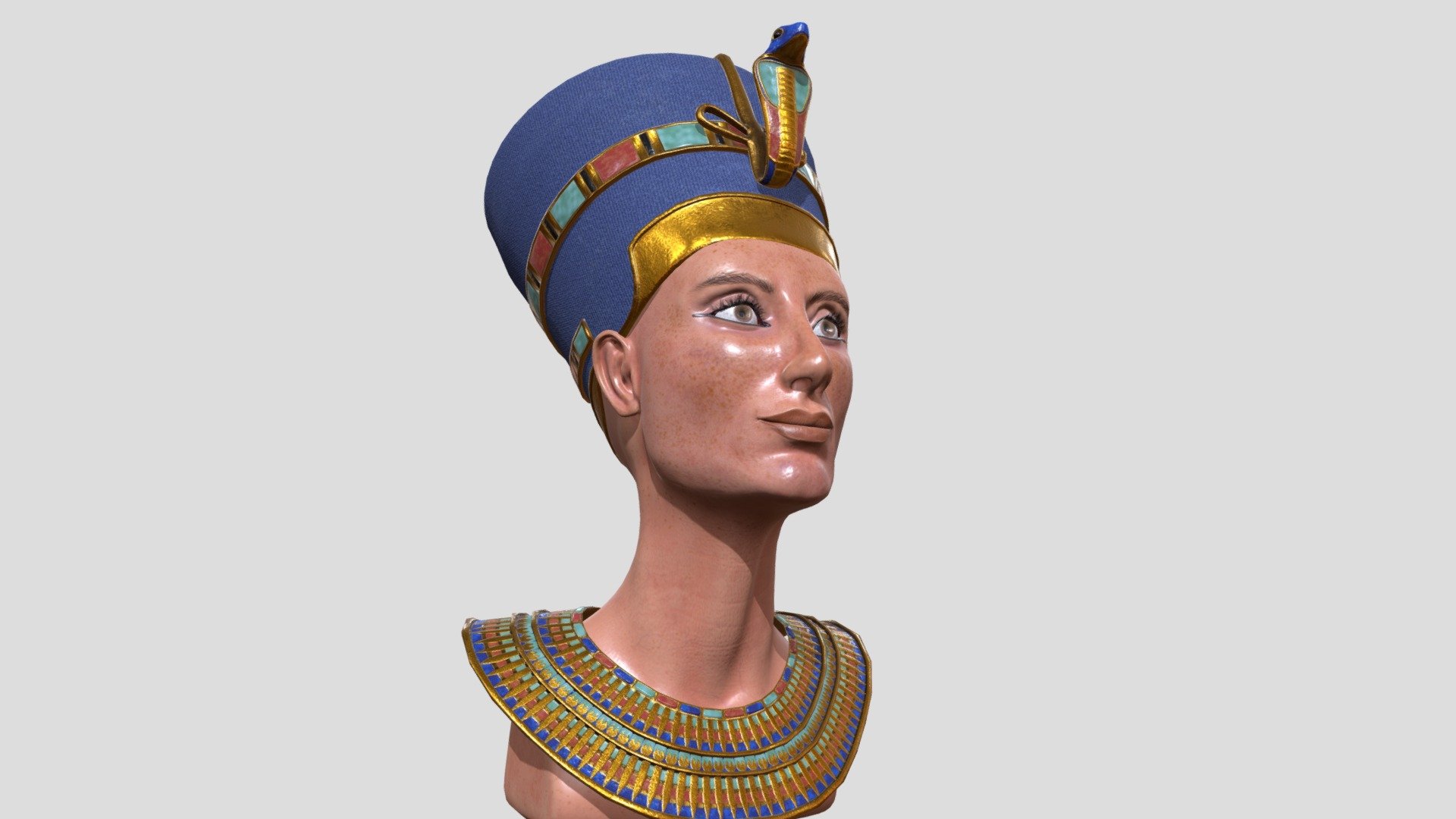 Nefertiti Realistic Buy Royalty Free 3d Model By Mislav Kristo Mikristo [b30b0fb