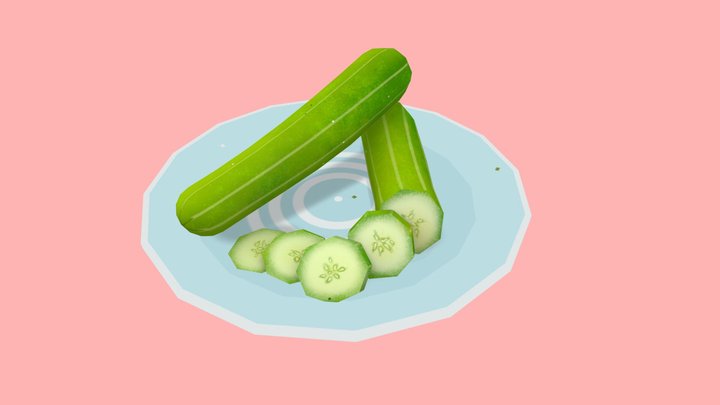 cucumber 3D Model