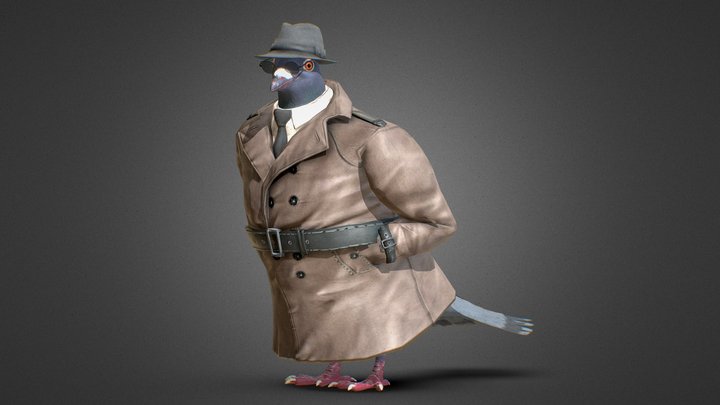 Spioniro Golubiro 3D Model