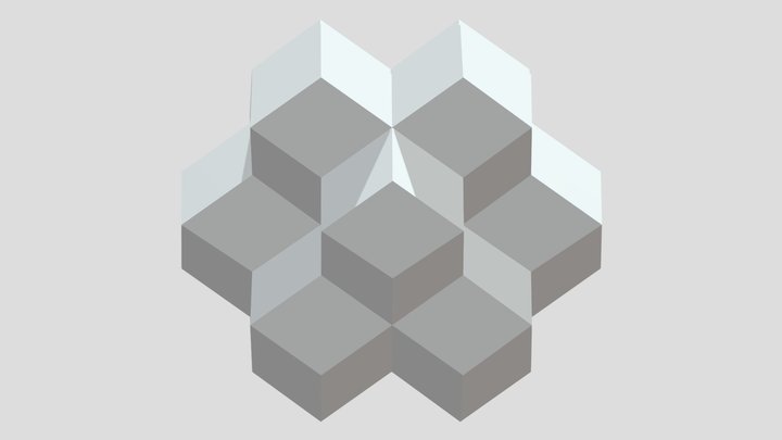 Inverse Rhombic Dodecahedral Menger | Level 1