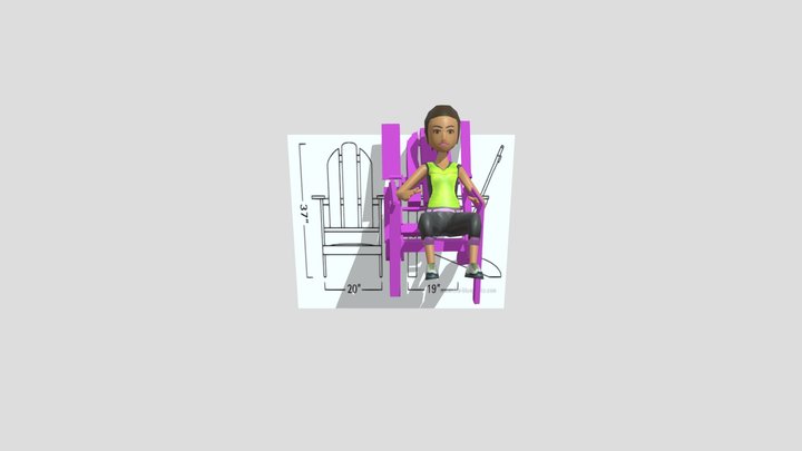 KURSI 3D 3D Model