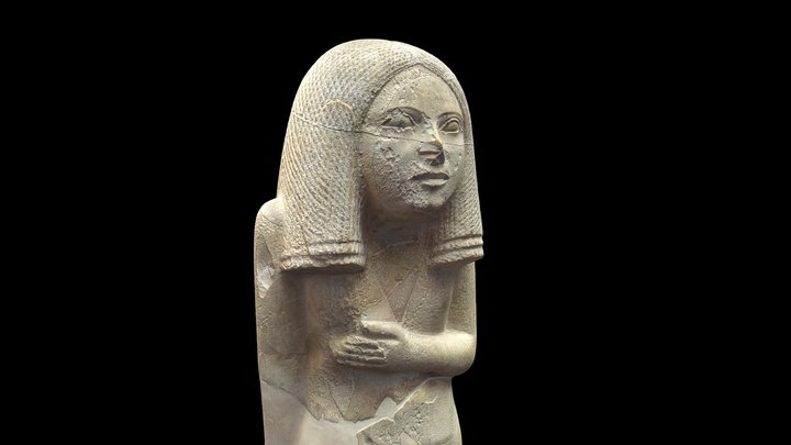 Egyptian woman standing 3D Model