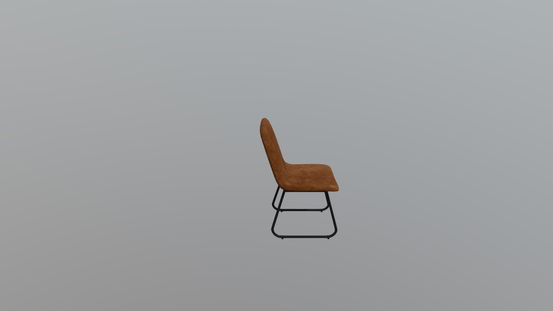 Faux Leather Chair — Sketchfab embed 3D viewer