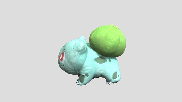 Pokemon plush (Bulbasaur) 3D Model