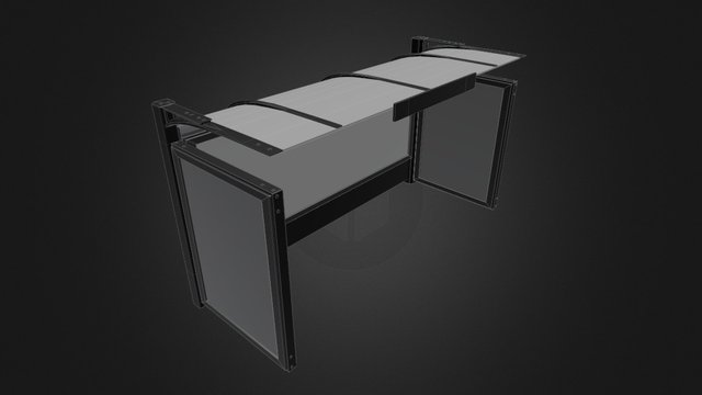 Fallensteel - Bus shelter 3D Model