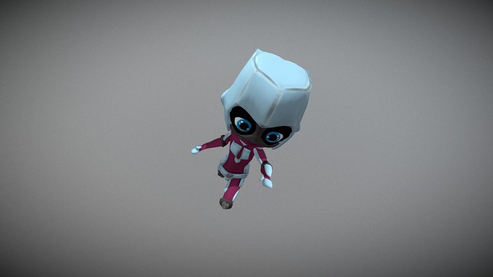 Chibi Crazy Diamond from JoJo part 4 3D Model