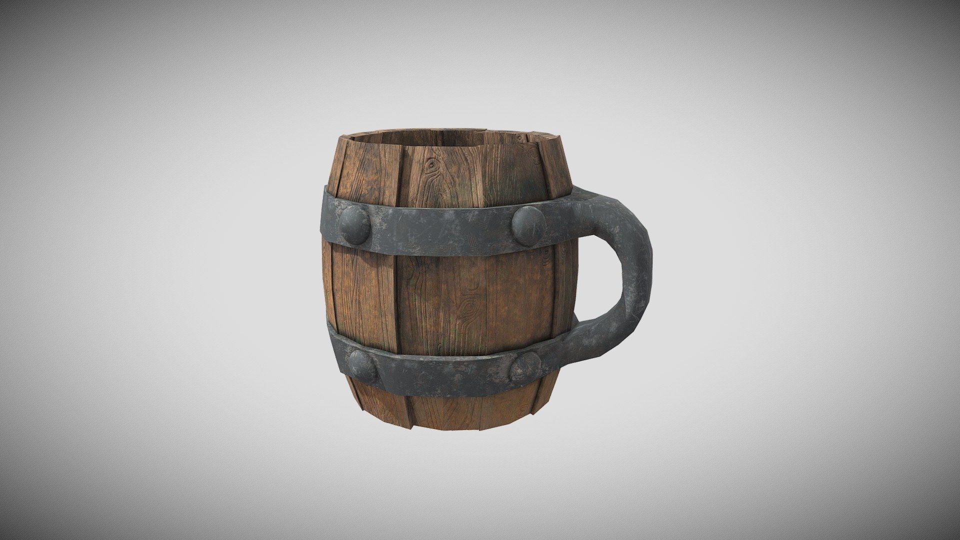 Wooden Moldy Cup - 3D model by robthenewb [b31128a] - Sketchfab