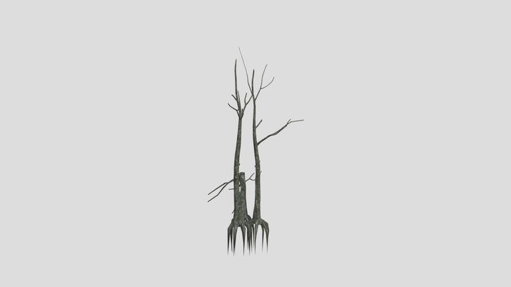 Broken tree 3D Model