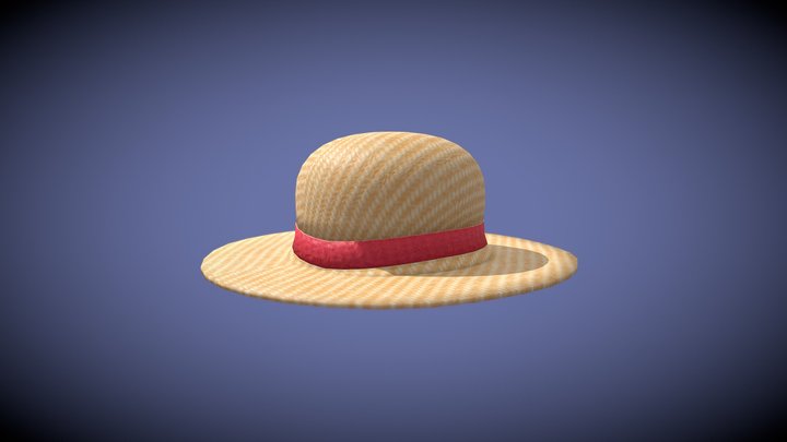 Hat_Luffy Fan Art 3D Model