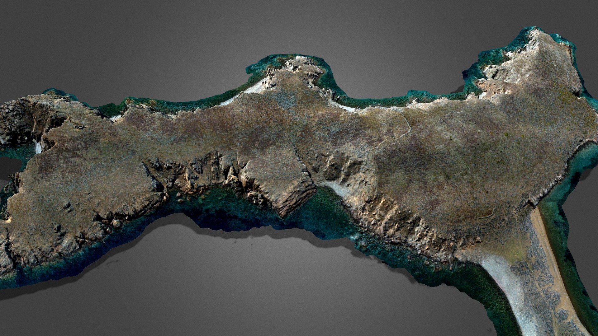 Tompolo Aghia Euthimia Geosite, Lemnos, Greece — Sketchfab embed 3D viewer