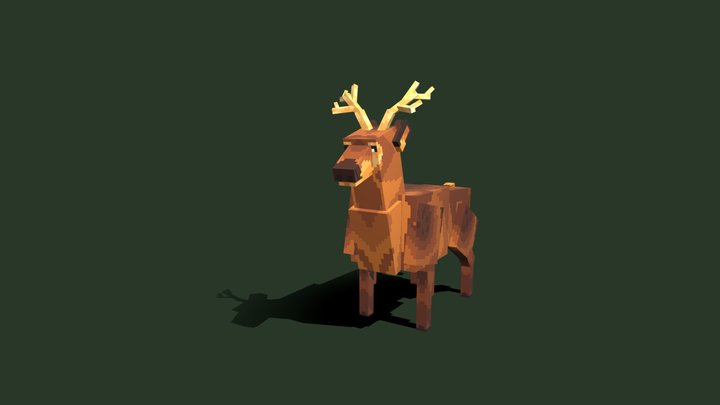 Stag 3D Model