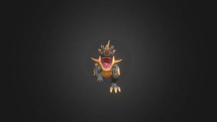 Volcano Doggo 3D Model