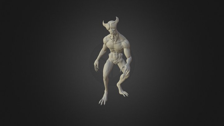 Alien Creature 3D Model