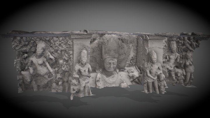 Elephanta Caves, Mumbai India 3D Model