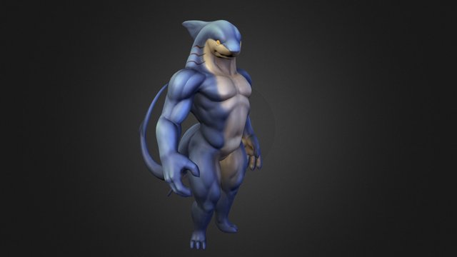 Slugger Shark 3D Model